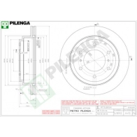 Тормозной диск PILENGA 9F4 1UT V410 2364206