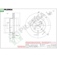 Тормозной диск PILENGA U NJPB V429 2364224