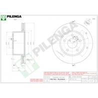 Тормозной диск PILENGA SI Q1GHT 2364226 V431
