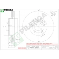 Тормозной диск PILENGA W9S MUTI 2364232 V438