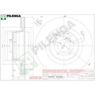 Тормозной диск PILENGA V443 2364237 STJUD1 3