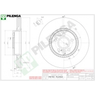 Тормозной диск PILENGA HTCMT T 2364238 V444