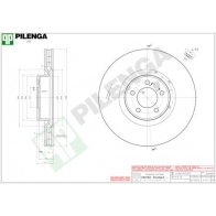 Тормозной диск PILENGA V447 2364240 V1N63 V