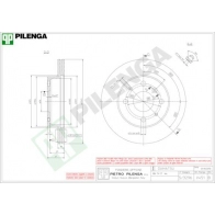 Тормозной диск PILENGA 2364244 V451 MF S5VR