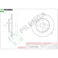 Тормозной диск PILENGA Toyota Duet NO 55S V456