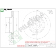 Тормозной диск PILENGA V469 2364259 T 4NOD5