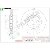 Тормозной диск PILENGA L 25WXK 2364265 V483