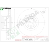 Тормозной диск PILENGA EY6 XEM V484 2364266