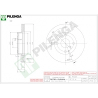 Тормозной диск PILENGA H5 AU0 V510 2364287