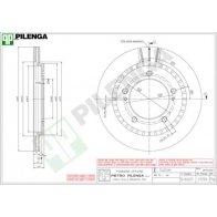 Тормозной диск PILENGA 2364335 V559 UNVL1 E
