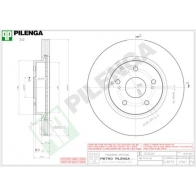 Тормозной диск PILENGA V561 2364337 PZ AHL1
