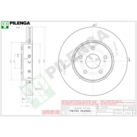 Тормозной диск PILENGA V562 F E08KTQ 2364338