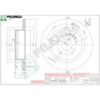 Тормозной диск PILENGA B R3TK 2364346 V571
