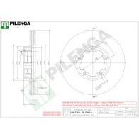 Тормозной диск PILENGA V572 2364347 XXM 8H9