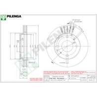 Тормозной диск PILENGA V609 JZ4 PSZG 2364384