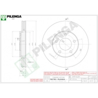Тормозной диск PILENGA V613 JJEF S 2364388
