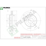 Тормозной диск PILENGA N VRE0 V620 2364394