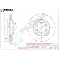 Тормозной диск PILENGA V631 OP XHR 2364405