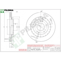 Тормозной диск PILENGA V633 RPFH 7A3 2364406