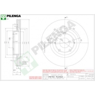 Тормозной диск PILENGA V645 C9 DIBE 2364418