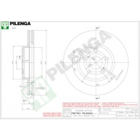 Тормозной диск PILENGA V QKGH 2364422 V649
