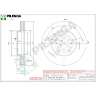 Тормозной диск PILENGA V660 WEK RD6 2364432