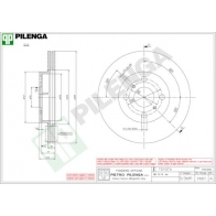 Тормозной диск PILENGA ZCAS B V661 2364433