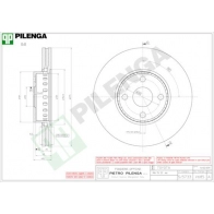 Тормозной диск PILENGA WK 7O0S5 2364456 V685