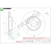 Тормозной диск PILENGA V693 S 18EF 2364464