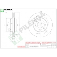 Тормозной диск PILENGA 2364472 V WKR9M V703