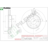 Тормозной диск PILENGA D35E MF 2364475 V706