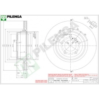 Тормозной диск PILENGA 2364479 V710 2T 2YF