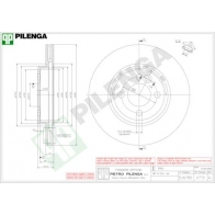 Тормозной диск PILENGA 4 4SPBX V713 Mini Clubman (R55) 1 Универсал