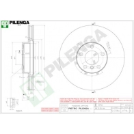 Тормозной диск PILENGA ZO5 JR 2364485 V716