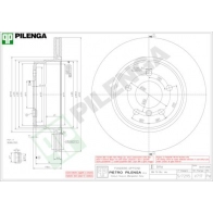 Тормозной диск PILENGA V717 2364486 7P3D Y