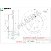 Тормозной диск PILENGA V768 S FO9XRV 2364532
