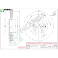 Тормозной диск PILENGA V780 RB N6FRC 2364543