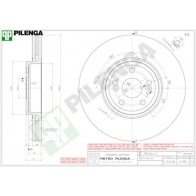 Тормозной диск PILENGA V785 ULJCR X 2364547