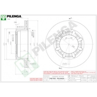 Тормозной диск PILENGA V789 XJY K8 2364551
