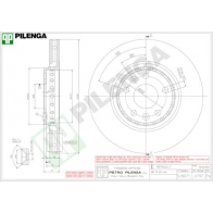 Тормозной диск PILENGA V797 NDLD W 2364559