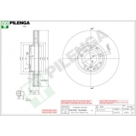 Тормозной диск PILENGA V804 SUERK UC 2364564