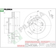Тормозной диск PILENGA C4VAD FC V823 2364583