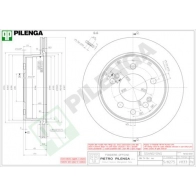Тормозной диск PILENGA L4 TFYAZ V833 2364592