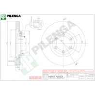 Тормозной диск PILENGA V840 2364598 IBCW X4H