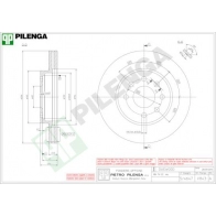 Тормозной диск PILENGA FLO6Q J V843 2364601