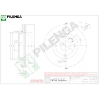 Тормозной диск PILENGA V844 2364602 UEWRY XR
