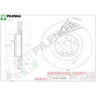 Тормозной диск PILENGA V846 RZA1 2RE 2364604