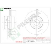 Тормозной диск PILENGA SU7 38 V850 2364608