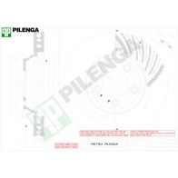 Тормозной диск PILENGA FM WKE3 Porsche Cayenne (9PA) 1 2003 – 2010 V857R
