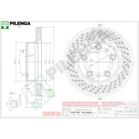 Тормозной диск PILENGA V906L 2364667 OCN G4